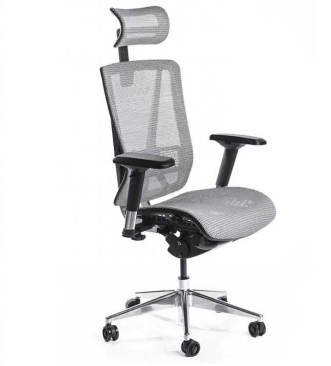 Kancelářská židle Virginie - šedá