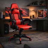 Herní kancelářská židle VECTOR černo-červená