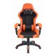 Ergonomická herní židle Racing Supreme Pro, černo-oranžová