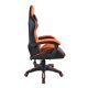 Ergonomická herní židle Racing Supreme Pro, černo-oranžová