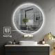 Kulaté LED koupelnové zrcadlo Ø70 s odmlžováním, infinity