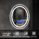 IREDA Koupelnové zrcadlo s osvětlením, 80x60cm, reproduktor