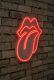 LED dekorace The Rolling Stones, 36 x 41 x 2 cm