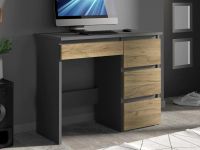 Stůl 75 x 94 x 43 cm, antracit / dub