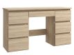 Psací stůl se zásuvkami, 120 × 43 × 75 cm, barva dub sonoma