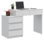Stůl se zásuvkami, 78 x 90 x 47 cm, bílá