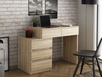 Stůl se zásuvkami, 78 x 90 x 47 cm, barva dub sonoma