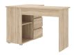 Rohový počítačový stůl se zásuvkami, barva dub sonoma