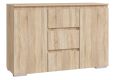 Komoda se zásuvkami, 120 cm, barva dub sonoma