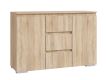 Komoda se zásuvkami, 120 cm, barva dub sonoma