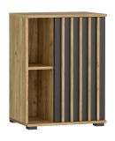 Skříň s lamelovými dvířky, 60 cm