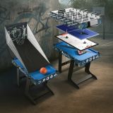 Multifunkční herní stůl 5v1 – fotbálek, basketbal, hokej