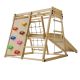 Dětské vnitřní dřevěné hřiště se skluzavkou, skládací, malé