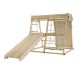 Dětské vnitřní dřevěné hřiště se skluzavkou, skládací, malé