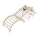 Dětská lezecká sestava 5v1, vnitřní, ve stylu Montessori