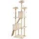 Škrabadlo pro kočky 170 cm s pelíšky, domečky a sloupky