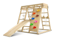 Dětské vnitřní dřevěné hřiště se skluzavkou, skládací  velké