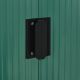 Zahradní domek na nářadí, 267x181 cm, tmavě zelený