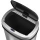 Automatický bezdotykový odpadkový koš 50 l – stříbrný