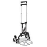 Skládací schodišťový rudl, 80 kg, teleskopická rukojeť