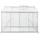 Polykarbonátový skleník 253 × 190 cm (4,75 m²) se základnou