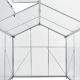 Polykarbonátový skleník 253 × 190 cm (4,75 m²) se základnou