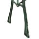Zahradní lavice 122 cm, motiv růží, dřevo/litina