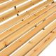 Zahradní lavice 120 cm, dřevo/ocel, 2místná