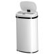 Automatický bezdotykový odpadkový koš 60 l – bílý