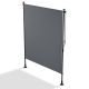 Svislá markýza na balkon 150 x 228-316 cm, UV ochrana, šedá