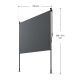 Svislá markýza na balkon 150 x 228-316 cm, UV ochrana, šedá