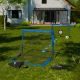 Sada 2 pop-up fotbalových branek 120 × 90 cm, modrá