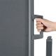Výsuvná boční zástěna, 300 x 180 cm, tmavě šedá