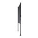Svislá markýza na balkon 200 x 228-316 cm, UV ochrana, šedá