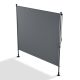 Svislá markýza na balkon 200 x 228-316 cm, UV ochrana, šedá