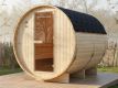 Zahradní sudová sauna pro 6 osob s kamny 8 kW