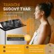 Zahradní sudová sauna pro 6 osob s kamny 8 kW a odpočívárnou