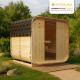 Zahradní sauna Cube pro 6 osob s kamny 8 kW