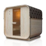 Čtvercová sudová sauna 180 x 185 x 194 cm