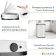 Automatický bezdotykový odpadkový koš 50 l – bílý