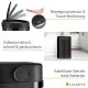 Automatický bezdotykový odpadkový koš 50 l – černý