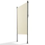 Svislá markýza na balkon 120x228-316 cm, UV ochrana, béžová