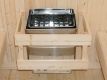 Zahradní sauna cube pro 6 osob s kamny 8 kW, s posezením