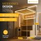 Domácí sauna pro 2 osoby 120 x 120 x 200 cm