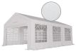 Zahradní párty stan 4x6 m bílý s UV ochranou, PE 180g/m²