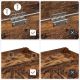 Úložná lavice VASAGLE 100×40×46 cm, rustikální hnědá