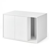 Moderní skříňka na kočičí toaletu bílá 80x50x53 cm