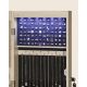 Závěsná šperkovnice s LED osvětlením a zrcadlem 37×120×10 cm