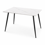 Jídelní stůl CERAMON,  140 cm, bílá