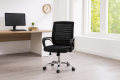 Ergonomická kancelářská židle černá, síťovina